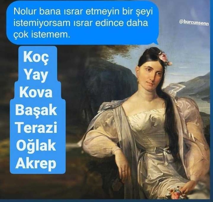İstemediğiniz bir şey ısrar edilince istiyor musunuz?