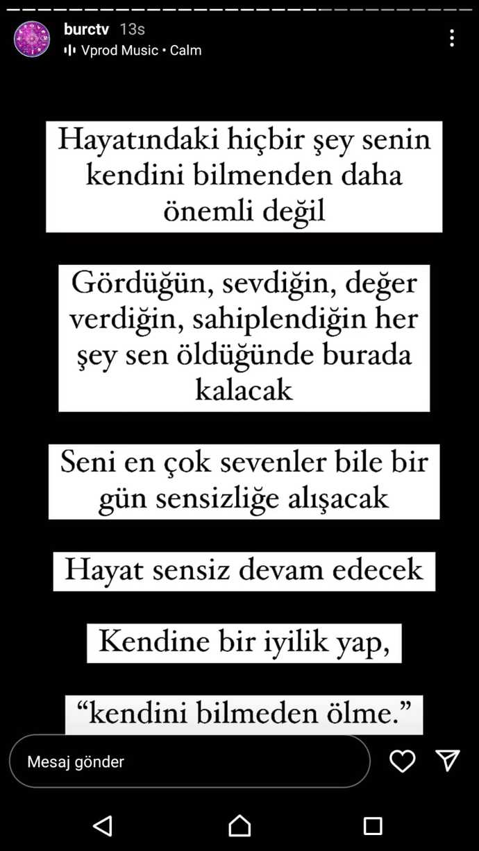 Kendini biliyor musun?