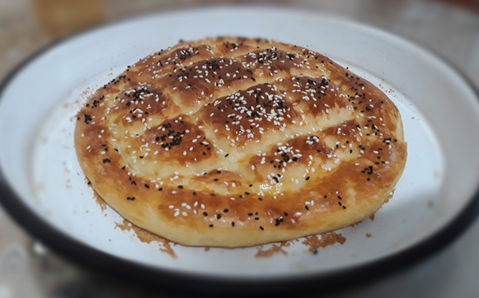Kendi yaptığımız Ramazan pidesi 