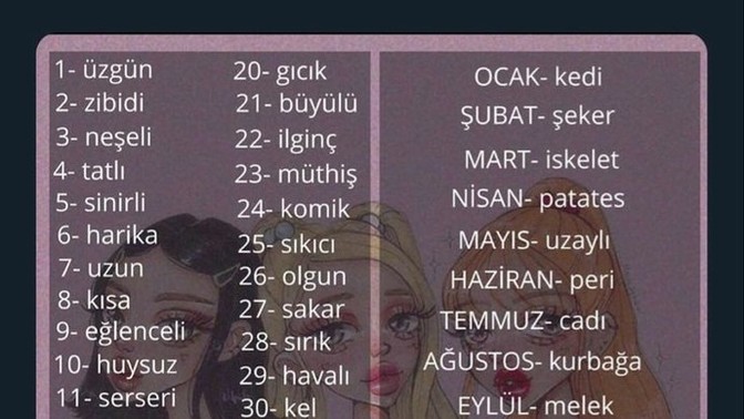 Doğum tarihine göre senin lakabın nedir🥳 ?