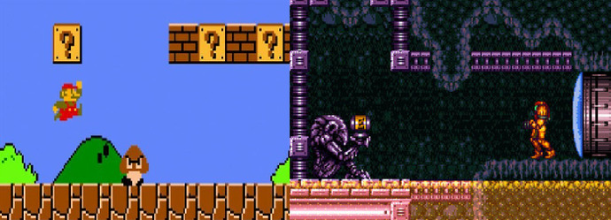 Super Mario vs. Super Metroid! Sizin tercihiniz hangi oyundan yana?