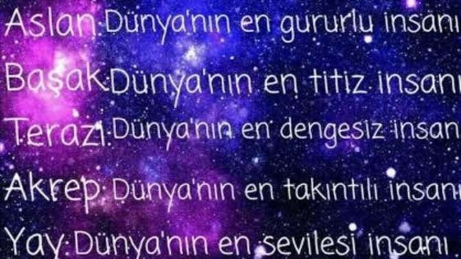 Burcuna göre dünyanın en nesisin?