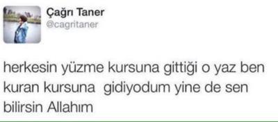 Küçükken kuran kursuna gittiniz mi?
