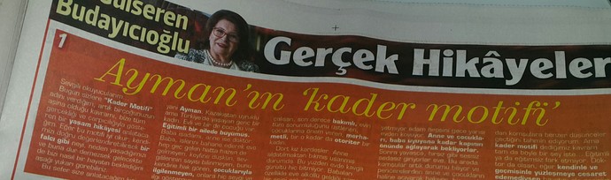 Tabiki internet üzerinden de okurum ama gazete alıp okumak canım Gülseren Budayıcıoğlunu görmek daha keyif veriyor bana 🎈