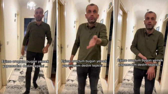 Oruçtum yemek hazırlayamadım diyen eşinize ne tepki verirdiniz?
