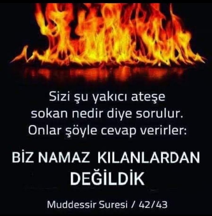 Namaz kılmayan müslüman gerçekten cehenneme gider mi?