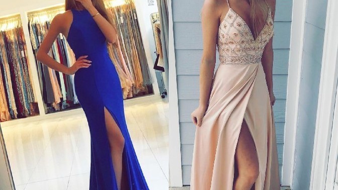 Derin bacak yırtmacı olan, elbiseleri güzel mi?