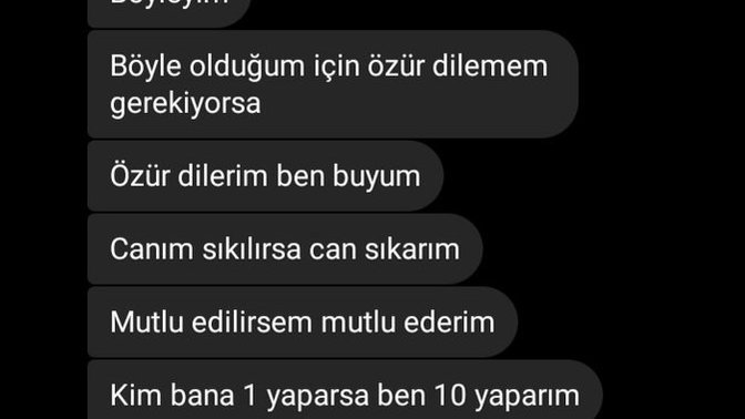 Biri beni 1 üzerse ben onu 10 üzerim diyo, kaçıyım mı bu kişiden?