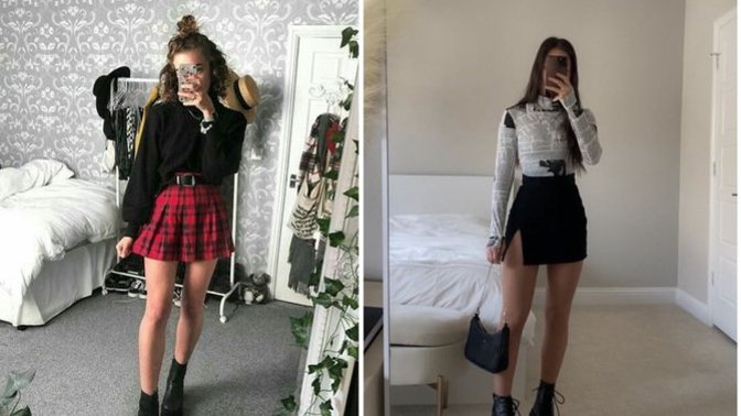 Minyon kadınlara etek yakışır mı?