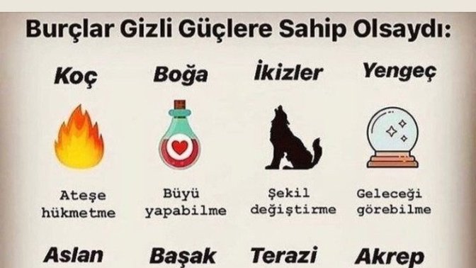 Gizli gücünüz neymişmişşş 😅?