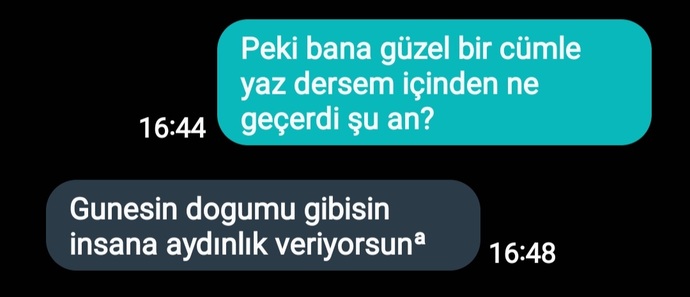 Mesajlaşırken zorla iltifat ister misiniz?