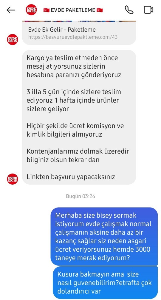 Herkes buraya sizce dolandırıcı mi?