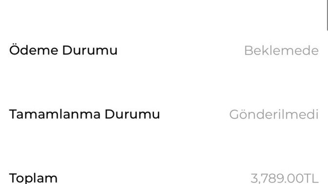 Bir ayakkabı sipariş etmeyi düşündüm ama sonra vazgeçtim kart bilgimi girmediğim halde sipariş oluşturuldu yazıyor?