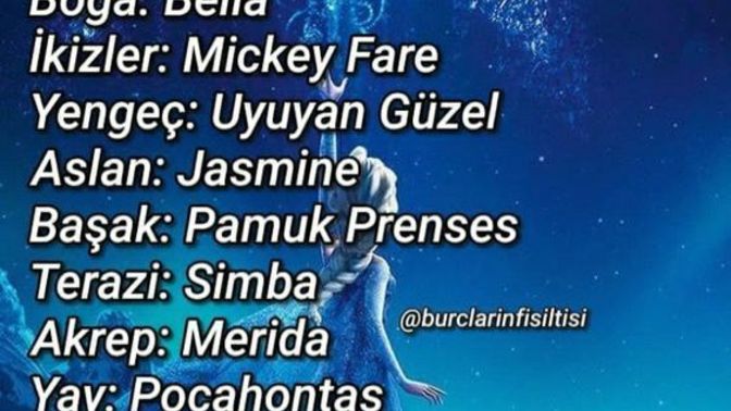 Burçlar hangi Disney karakteri olur?