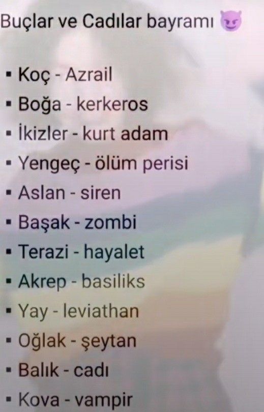 Burçlar Cadılar Bayramında ne olurlar?