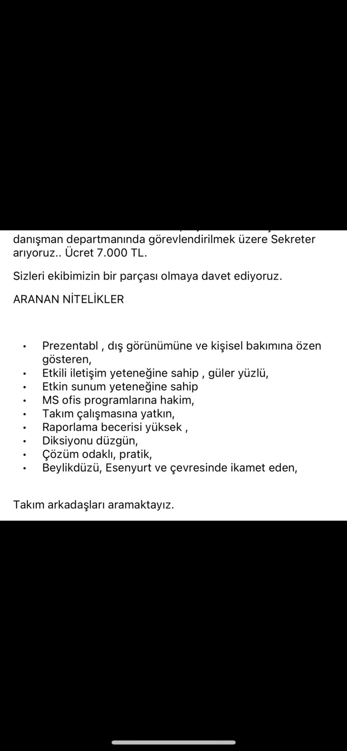 Bu pozisyon için işe alindim, sizce gitmelimiyim?