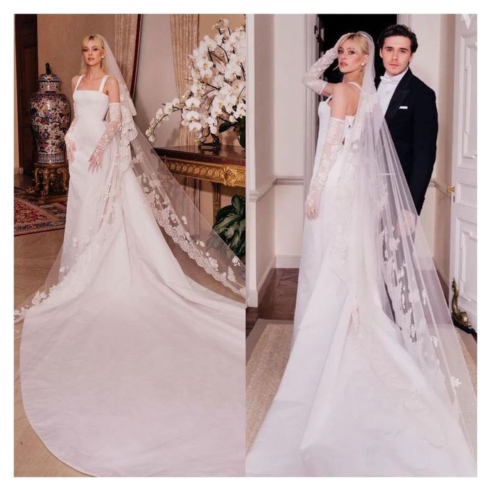 Brooklyn Beckham ve Nicola Peltz’in düğünlerinden fotoğraflar yayınlandı! Nicola Peltz’in gelinliğini nasıl buldunuz?