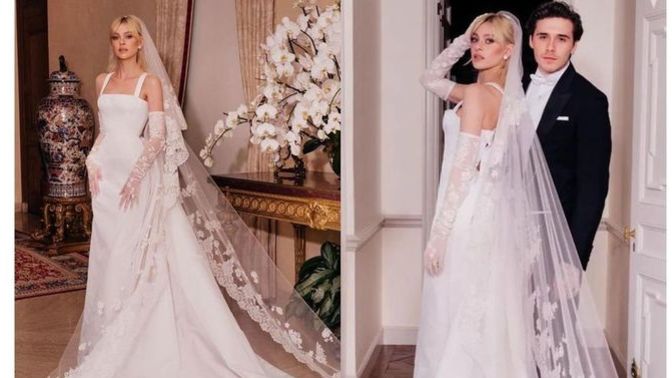 Brooklyn Beckham ve Nicola Peltz’in düğünlerinden fotoğraflar yayınlandı! Nicola Peltz’in gelinliğini nasıl buldunuz?