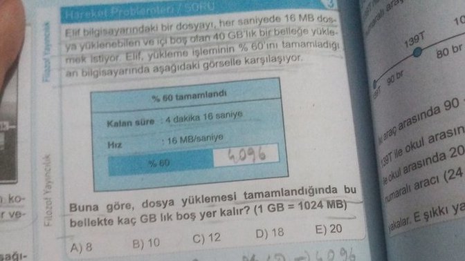 Aşağıdaki sorunun cevabı ne?
