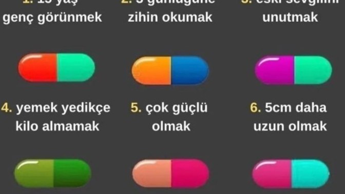 Hangi hapı seçerdin?
