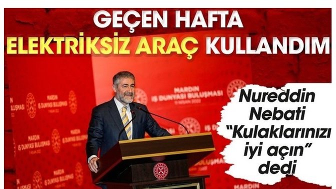 Maliye Bakanı Nureddin Nebati, "Gemlik'te elektriksiz aracımızı test ettik!" dedi. Hiç elektriksiz araca bindiniz mi?