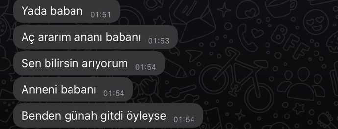 Benden ayrilan eski sevgili?
