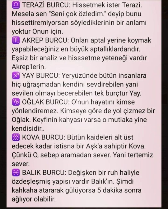 Senin burcunun en belirgin özelliği nedir?