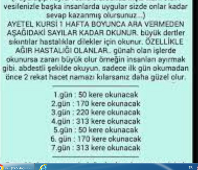 Bunu yapıp aranızda duası kabul olan var mı?