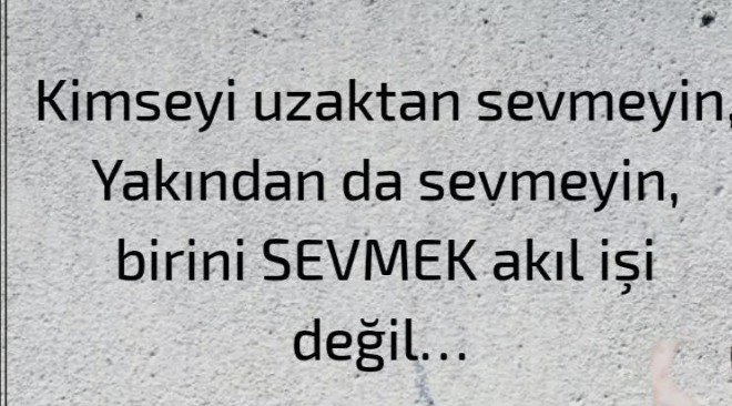 SEVMEK akıl işi mi?
