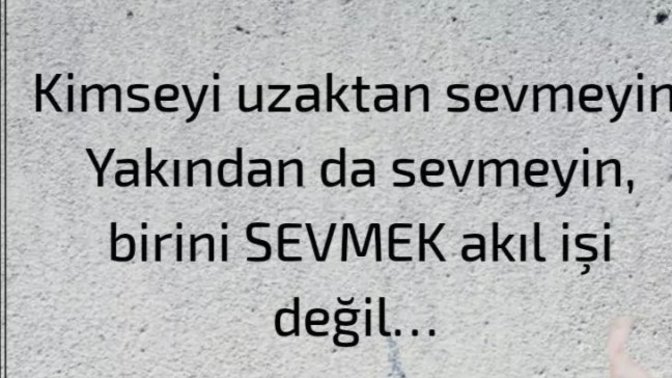 SEVMEK akıl işi mi?