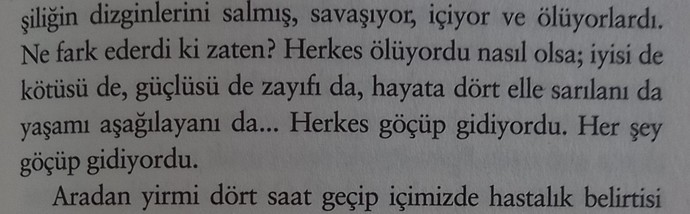 Okuduğunuz en anlamlı kitap cümlesi neydi?