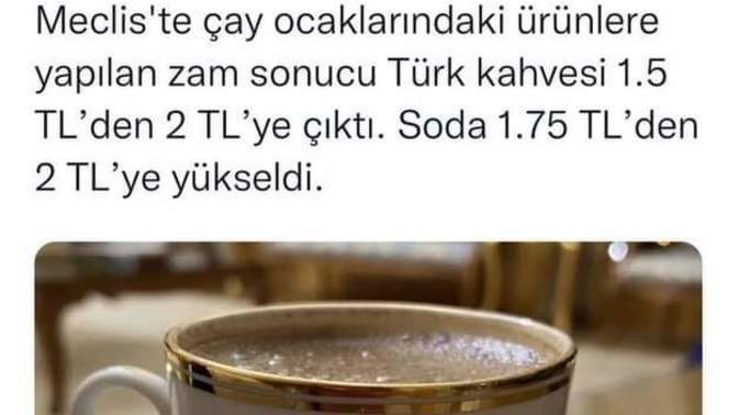 Neden TBMM'deki fiyatlar halka geçerli değil?