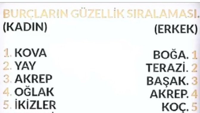 Güzellik sıralamanız nedir 😌?