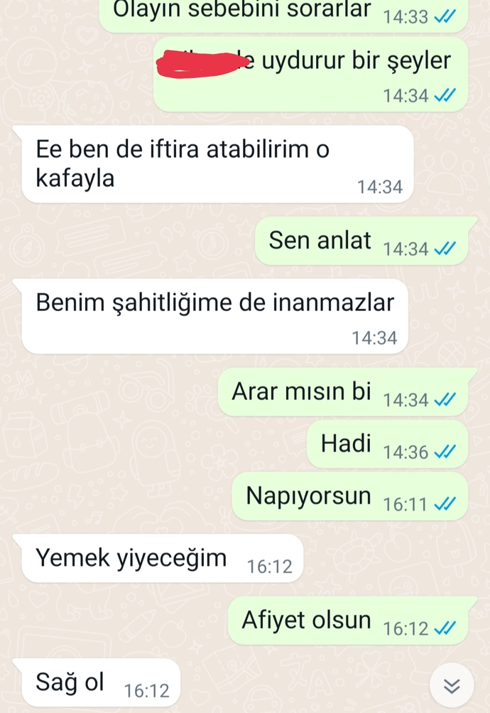Sizce bu konuşmalardaki yazı stili aynı kişiye mi ait?