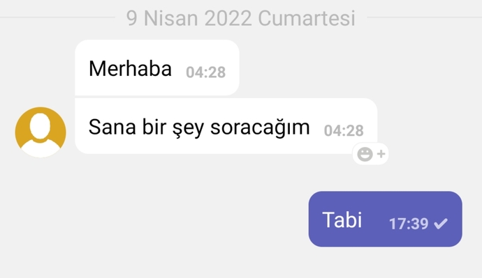 Sizce bu konuşmalardaki yazı stili aynı kişiye mi ait?