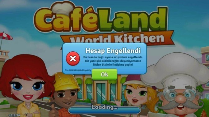 Cafeland oyunuma giremiyorum, nasıl giriş yapabilirim?
