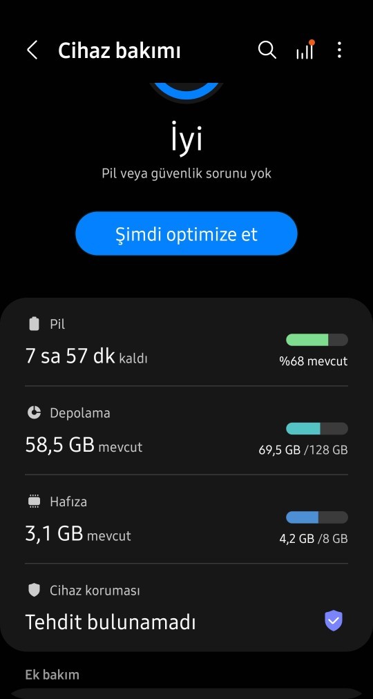 Telefonunuzun hafızası kaç GB?