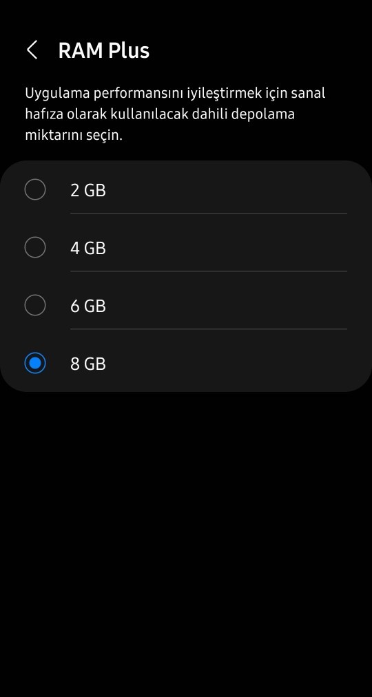 Telefonunuzun hafızası kaç GB?