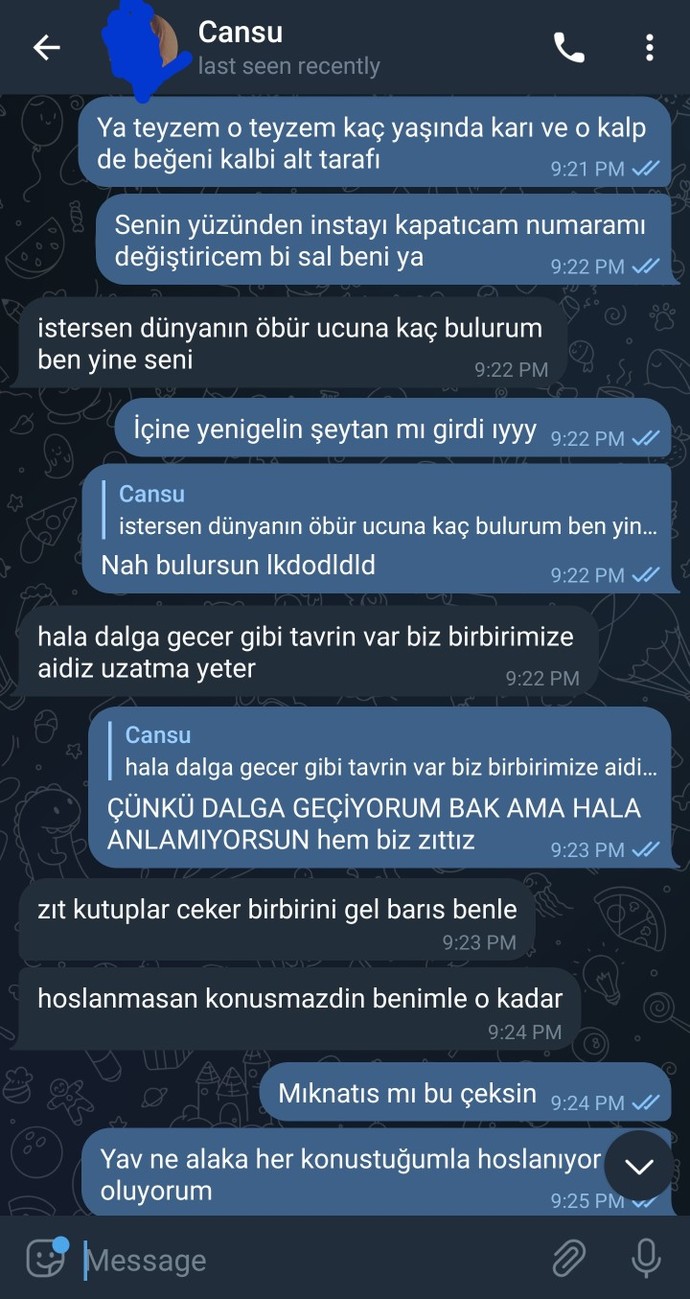Konuştuğum kız tehditler savuruyor, nasıl kurtulabilirim?