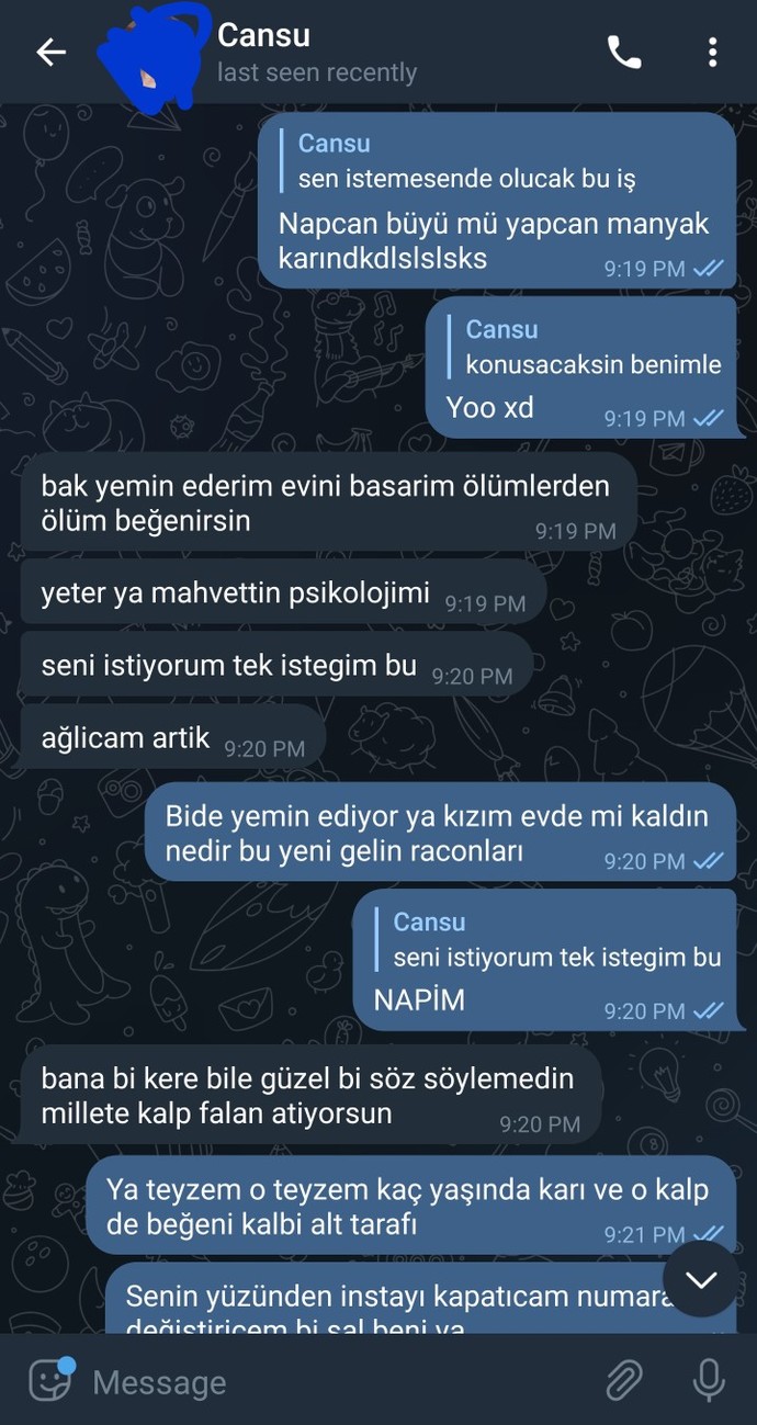 Konuştuğum kız tehditler savuruyor, nasıl kurtulabilirim?