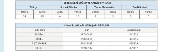 Msü puanım nasıl sizce?