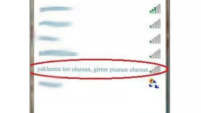 Gördüğünüz en en en garip wifi adı nedir?