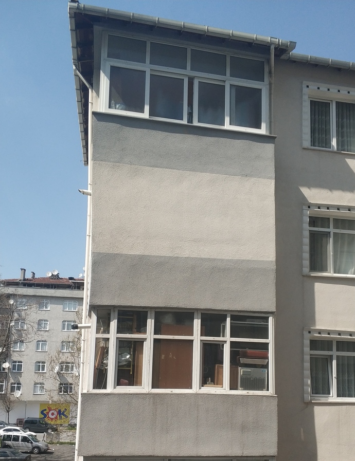 Balkonu da eve kattınız mı?