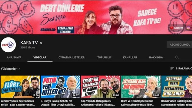 Son günlerde keşfettiğin, güzel YouTube kanalları var mı, neler onlar?