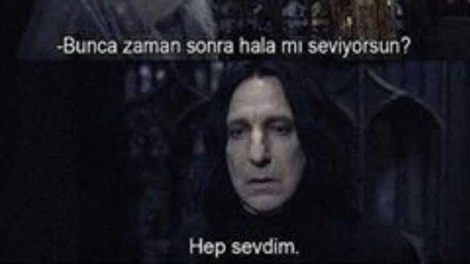Bu Snape'in hastası bir ben miyim?