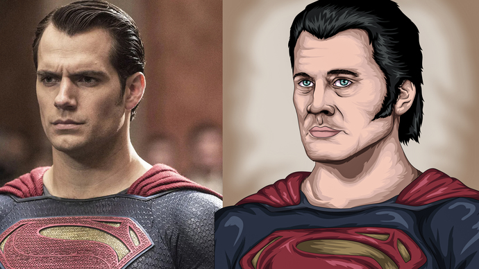 Superman çizimi nasıl olmuş?