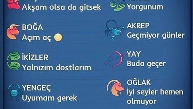Burcuna göre hayata bakışın nedir?