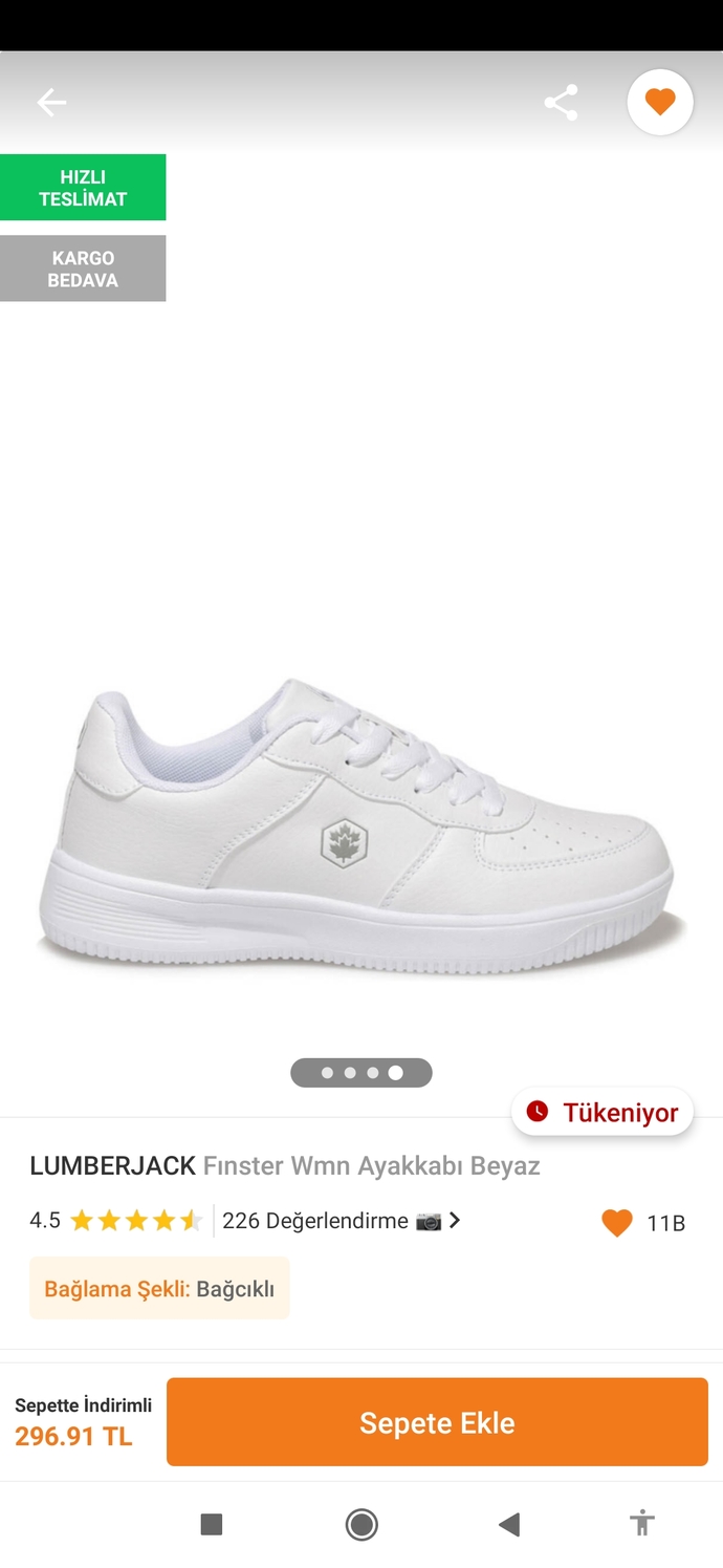Biri bana yüksek taban (4 5 cm falan) beyaz spor ayakkabı önersin nolur?