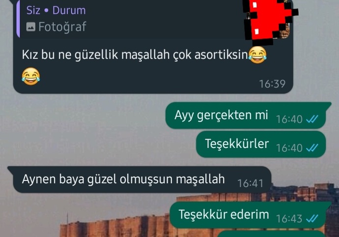 Bu çocuk bana yürüyor muu?
