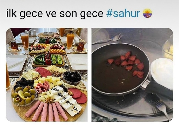 Sizin sahurunuz nasıl oluyor?